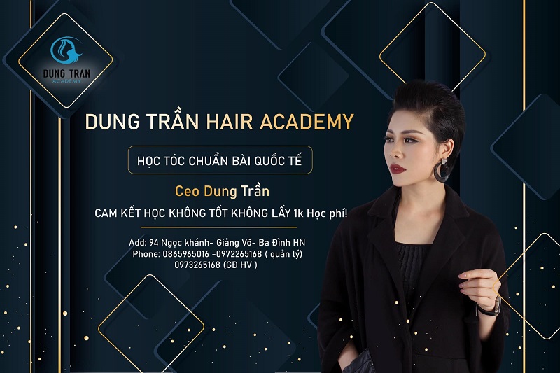Đào tạo nghề cắt tóc - Sứ mệnh của Dung Trần Hair Academy